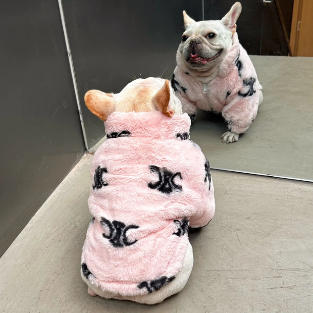 Fluffy Warm Coat for Kitty Pet Clothing