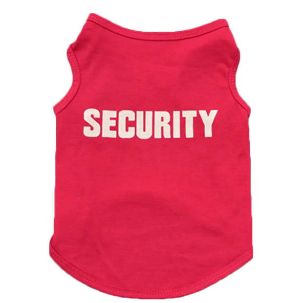 Pure Color Cotton Dog Vest Pet Clothing