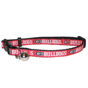 Pets First Collegiate Pet Accessories Cat Collar Georgia Bulldogs One Size