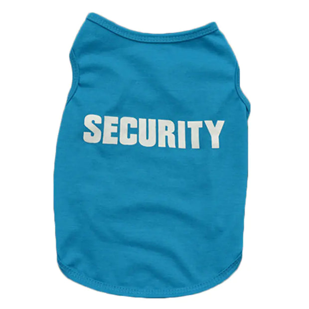 Pure Color Cotton Dog Vest Pet Clothing